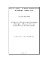 luận văn quản trị nguồn nhân lực  tạo việc làm thông qua đưa người lao động đi làm việc có thời hạn ở nước ngoài tại huyện như xuân, tỉnh thanh hóa 