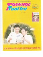 TOÁN HỌC TUỔI TRẺ SỐ 270 THÁNG 12 NĂM 1999