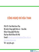 bài giảng công nghệ khí hóa than
