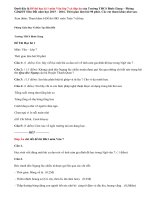 Đề và đáp án đề thi học kì 1 môn Văn lớp 7 Phòng GD&ĐT Hòn Đất năm 2015