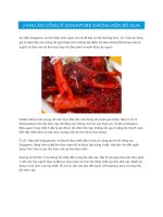 7 KHU ĂN UỐNG Ở SINGAPORE BẠN KHÔNG NÊN BỎ QUA