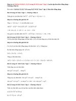 Giải bài 19,20,21, 22,23 trang 36 toán 7 tập 2: Luyện tập đơn thức đồng dạng