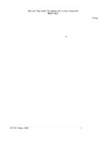 BÁO CÁO THÍ NGHIỆM Ô TÔ