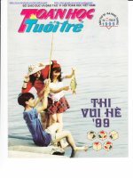 TOÁN HỌC TUỔI TRẺ SỐ 265 THÁNG 7 NĂM 1999