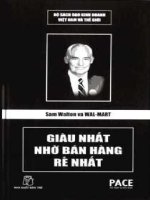 Sam Walton va Wal-Mart -giàu nhất nhờ bán hàng re nhất