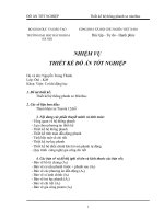 Thiết kế hệ thống phanh xe minibus