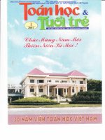 TOÁN HỌC TUỔI TRẺ SỐ 283 THÁNG 1 NĂM 2001