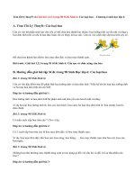 Giải bài 1,2,3 trang 98 SGK Sinh 6: Các loại hoa