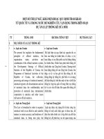 MỘT SỐ THUẬT NGỮ, KHÁI NIỆM HOẶC QUY ĐỊNH THAM KHẢO TỪ QUỐC TẾ VÀ TRONG NƯỚC ĐỂ NGHIÊN CỨU, VẬN DỤNG TRONG BIÊN SOẠN DỰ ÁN LUẬT THỐNG KÊ (SỬA ĐỔI)