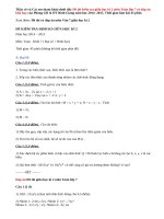 Đề thi giữa học kì 2 môn Toán 7 của Phòng GD&ĐT Bình Giang năm 2015 có đáp án