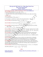 Tổng hợp 210 đề thi thử môn toán 2015   phần 1