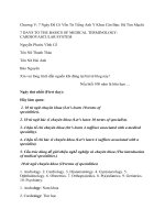 Chương V: 7 Ngày Để Có Vốn Từ Tiếng Anh Y Khoa Căn Bản: Hệ Tim Mạch)