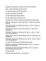 Chương III: Thuật Ngữ Y Học Tiếng Anh: Hệ Tiết Niệu-Sinh Dục