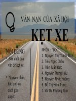 VẤN  nạn  của  xã hội