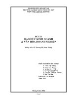 Đạo đức kinh doanh và văn hóa doanh nghiệp tập đoàn điện lực việt nam (EVN)