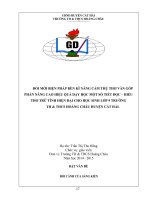 skkn đổi mới BIỆN PHÁP rèn kĩ NĂNG cảm THỤ THƠ văn góp PHẦN NÂNG CAO HIỆU QUẢ dạy học một số TIẾT đọc – HIỂU THƠ TRỮ TÌNH HIỆN đại CHO học SINH lớp 9 TRƯỜNG