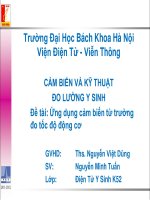 Ứng dụng cảm biến từ trường   đo tốc độ động cơ
