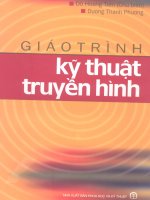 giáo trình kỹ thuật truyền hình