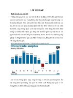 Chính sách thương mại của trung quốc và tác động của nó toàn cầu 