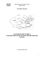 lịch sử quan hệ quốc tế ở đông á từ sau chiến tranh thế giới thứ hai đến cuối chiến tranh lạnh(1945-1991)