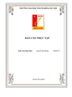 báo cáo thực tập tại công ty cổ phần đào tạo trường kinh tế kỹ thuật bách khoa