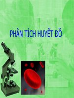 PHÂN TÍCH HUYẾT ĐỒ