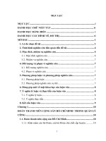 CHẤT LƯỢNG CÁN BỘ ĐOÀN CHỦ CHỐT CẤP HUYỆN, TỈNH ĐẮK LẮK      LUẬN VĂN THẠC SĨ QUẢN LÝ CÔNG