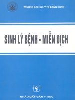 Sinh lý bệnh miễn dịch tập 1   đh y tế công cộng 