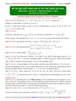 Đề minh họa đặc biệt toán