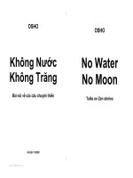 Không Nước Không Trăng   Bài nói về các câu chuyện thiền