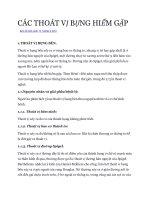 CÁC THOÁT vị BỤNG HIẾM gặp 