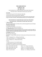 TIÊU CHUẨN QUỐC GIATCVN 6716 : 2013ISO 10298 : 2010KHÍ VÀ HỖN HỢP KHÍ - XÁC ĐỊNH TÍNH ĐỘC CỦA KHÍ HOẶC HỖN HỢP KHÍ