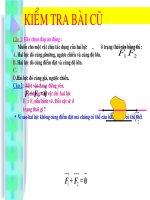 t29Cân bằng của một vật chịu tác dụng của hai lực và của ba lực không song song