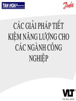 các giải pháp tiết kiệm năng lượng cho các nghành công nghiệp