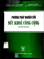 Giáo trình phương pháp nghiên cứu sức khỏe công cộng (giáo trình sau đại học)  phần 1