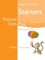 Practice tests plus starters SB 