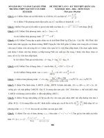 Tuyển tập 66 đề thi thử môn toán 2016 có đáp án