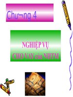 nghiệp vụ cho vay của ngân hàng thương mại