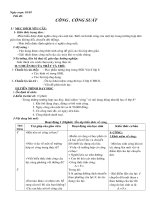 tiet 40 Công và công suất  vật lí 10