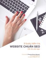 9 Bước Chuẩn Seo Hiệu Quả