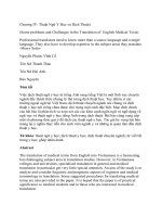 Chương IV Thuật ngữ y học và dịch thuật