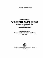 Giáo trình vi sinh vật học   lý thuyết và bài tập giải sẵn (phần 1) (song ngữ việt   anh)  phần 1