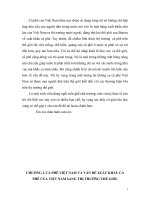 Thực trang vấn đề xuất khẩu cafe sang thị trường thế giới của việt nam 