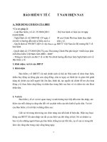 Bảo hiểm y tế việt nam hiện nay 