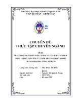 Hoàn thiện kế toán tiền lương và các khoản trích theo lương tại công ty TNHH thương mại và phát triển khoa học công nghệ NV 