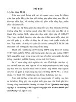 Quản lý hoạt động dạy học ở các trường THPT ngoài công lập trên địa bàn thành phố hải dương (TT) 