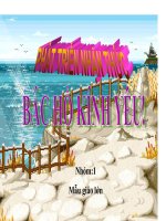 giáo án điện tử bác hồ kính yêu