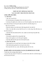 thiết kế tiến trình dạy học bài lực đàn hồi theo phương pháp góc