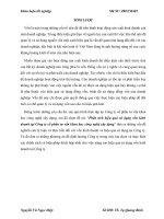 Phân tích hiệu quả sử dụng vốn kinh doanh tại Công ty cổ phần tư vấn khoa học công nghệ xây dựng