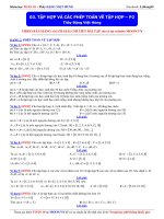 Moon vn    Tập hợp và các phép toán về tập hợp (phần 2)